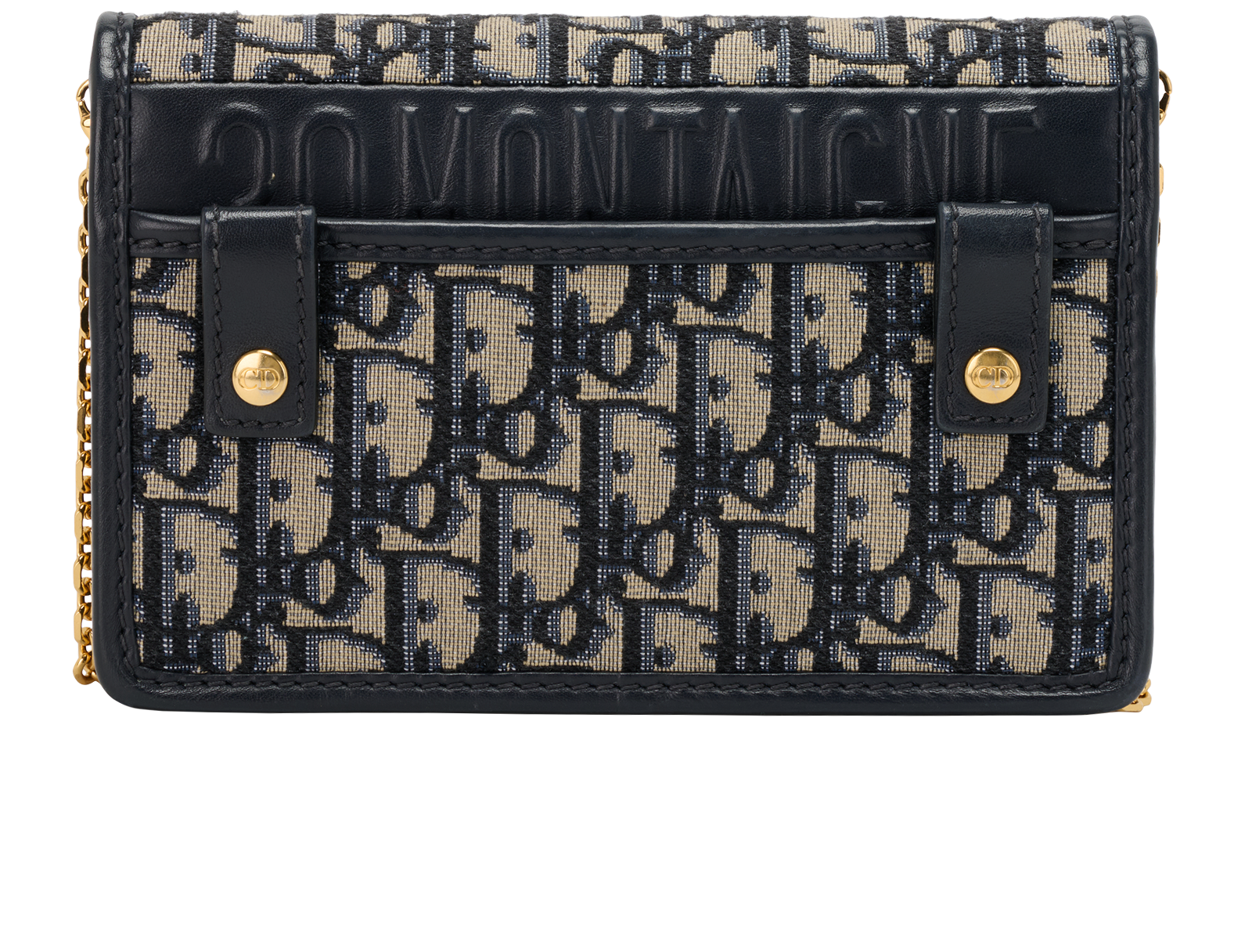 Montaigne Crossbody, &pound;980, Handbags, Beige/Black, Canvas, Back view